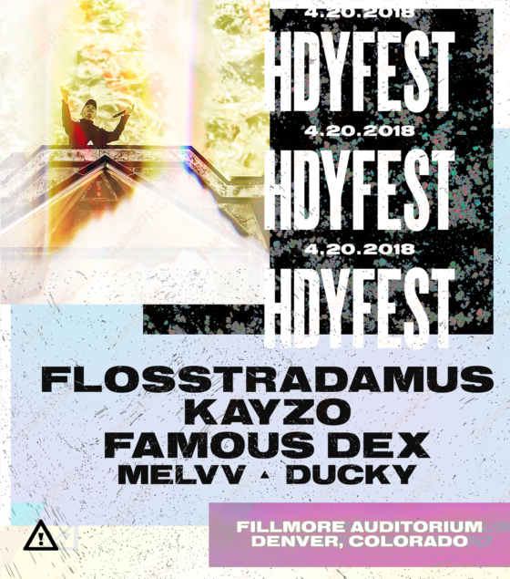 album art, tour/ event collateral, product, and original - flosstradamus