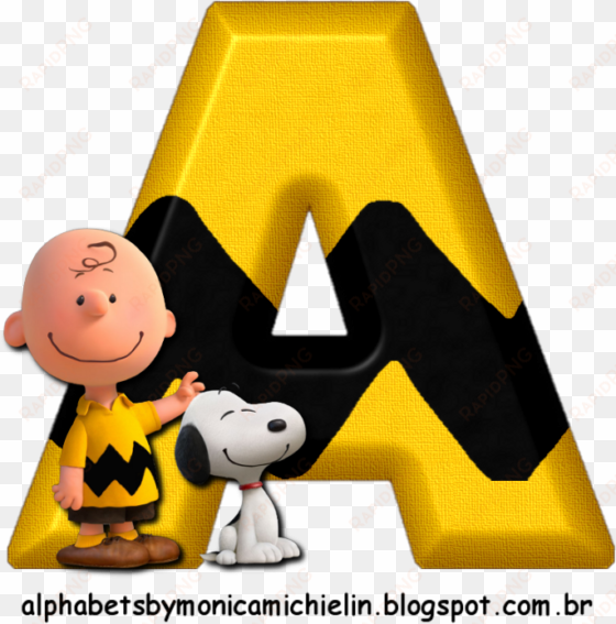 alfabeto - alfabeto do snoopy png