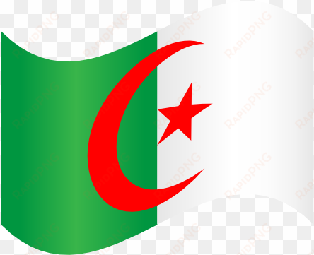 algeria flag wind - algeria clipart