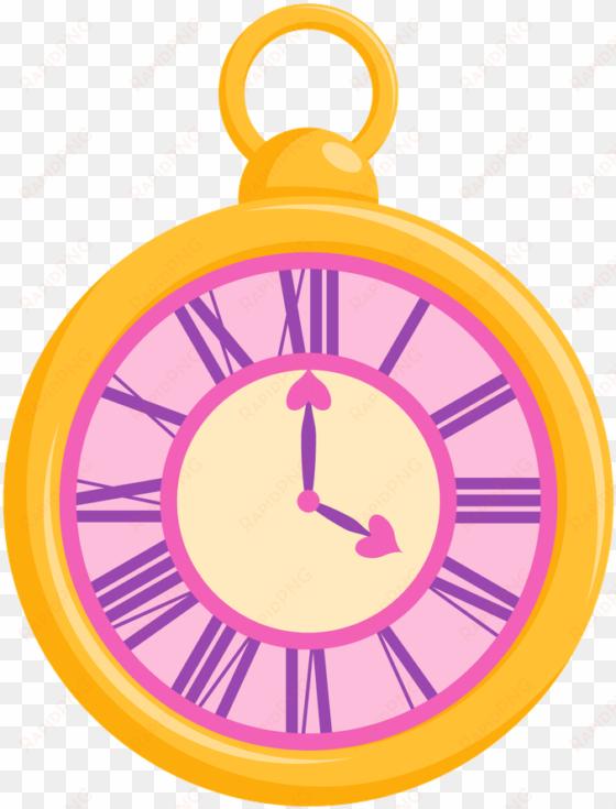 alice in wonderland clipart clock - alice in wonderland clock png