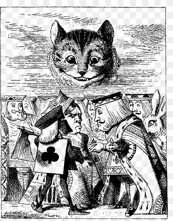 Alice In Wonderland Illustrations Cat - Cheshire Cat Alice's Adventures In Wonderland transparent png image