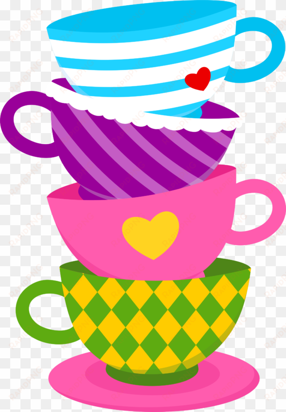 Alice In Wonderland Tea Cups Png - Alice In Wonderland Tea Cups Clipart transparent png image