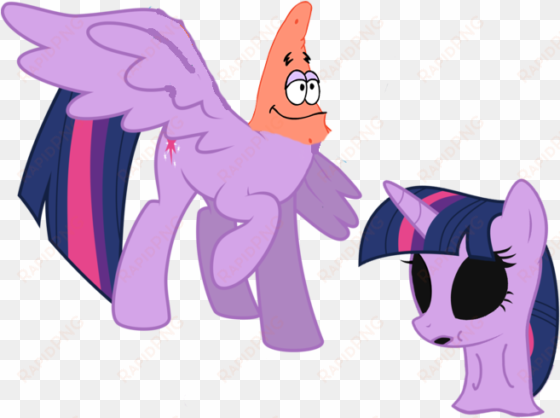 alicorn, disguise, edited edit, patrick star, pony, - little pony clipart