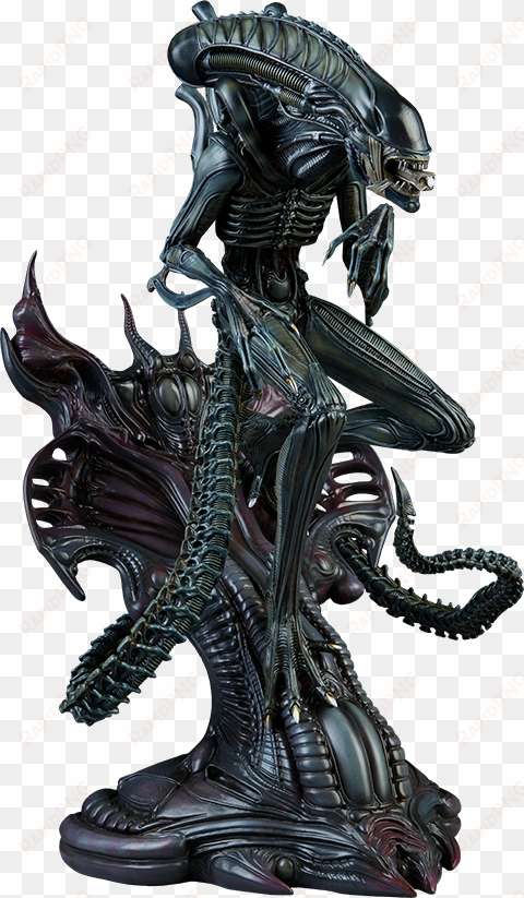 alien warrior statue