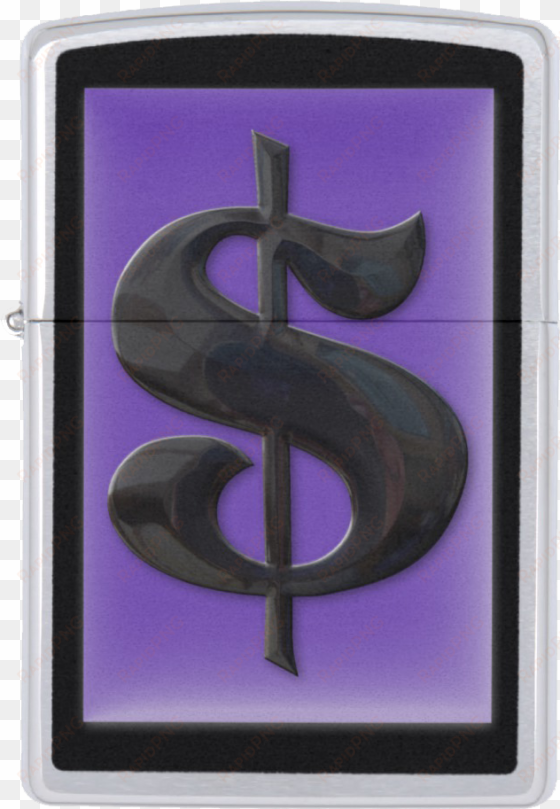 all about money dollar sign zippo lighter - lighter