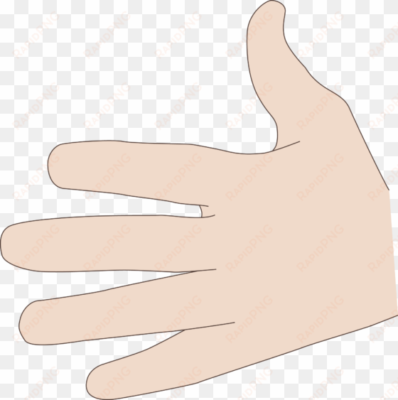 all fingers spread outward - finger