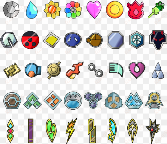 all pokemon badges through black and white - pokemon ash all badges