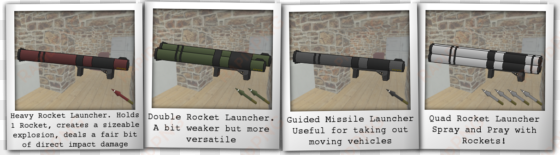 all rocket launchers deal large amounts of armour piercing - rocket