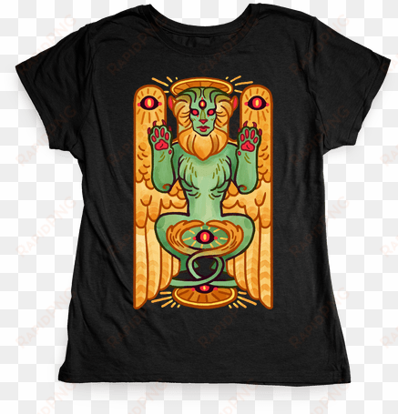 All Seeing Sphinx Womens T Shirt - Shirt transparent png image