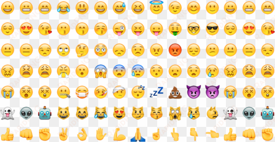all the emojis