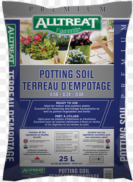 all treat farms® premium potting soil contains peat - mulch