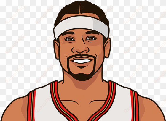 allen iverson stole the ball 81 times against the toronto - john wall cartoon png