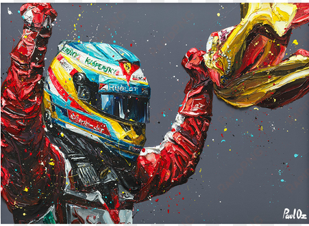 alonso paul oz hand embellished art - paul oz alonso