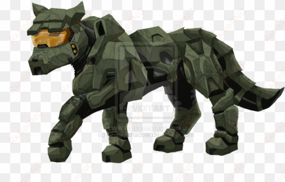 alpha and omega images master chief as a wolf - halo master chief dog
