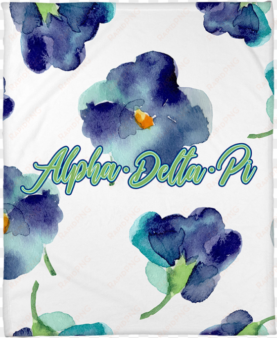 alpha delta pi floral inspired silk touch blanket - coolbeansonline veilchen-baby-harem-strampler, baby
