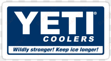 also buy this artwork on stickers and stationery - yeti coolers logo font