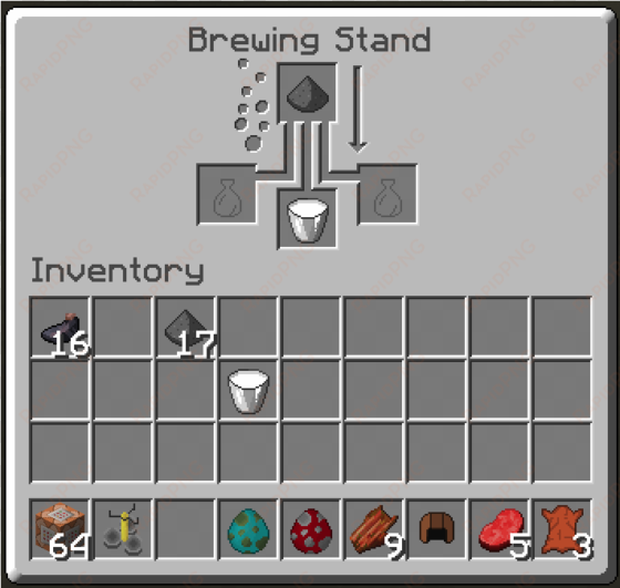 also, milk filled cauldrons could be made to allow - minecraft: pocket edition
