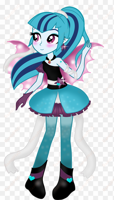 alternate costumes, artist - sonata mlp rainbow rocks