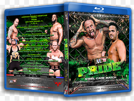 american combat wrestling pride 2015 blu-ray - striking combat sports