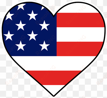 american flag heart png clip download - flag of the united states