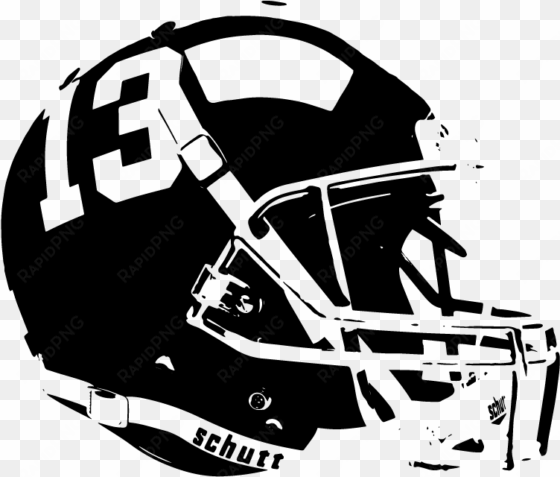 American Football Helmet Vector Silhouette - American Football Helmet Silhouette transparent png image