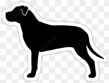 american pit bull terrier silhouette waterproof die-cut - boston terrier silhouette