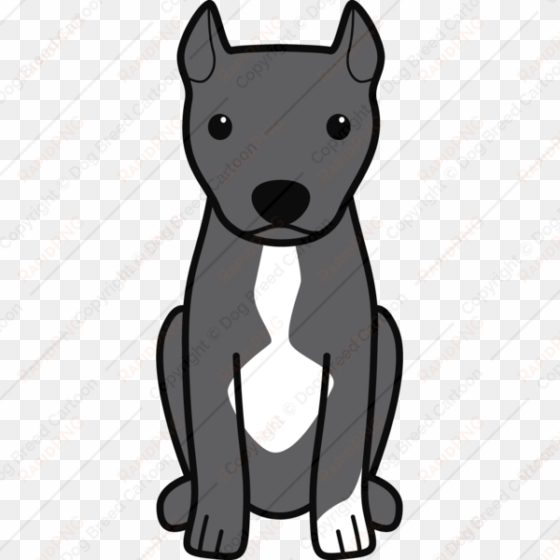 american pitbull terrier cropped ears - pitbull cartoon transparent