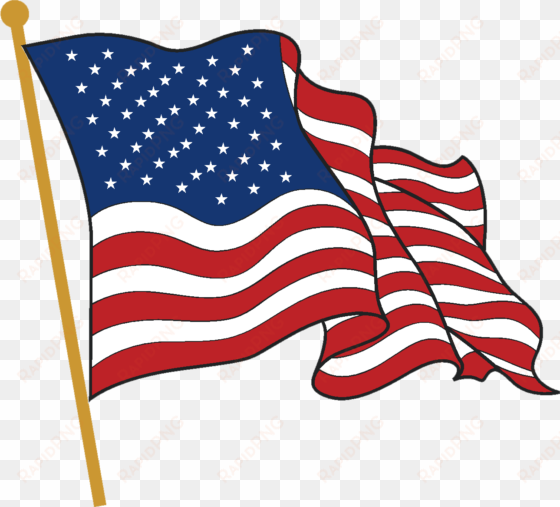 American Revolution On Emaze - Waving American Flag Cartoon transparent png image