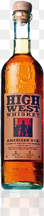 American Rye Whiskey - High West Double Rye Whiskey - 750 Ml Bottle transparent png image