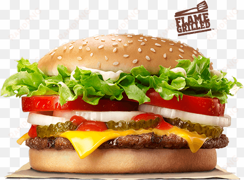 america's favorite burger® - burger king whopper with cheese