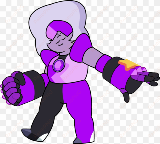 amethyst as garnet gauntlets deko kun - garnet deco kun