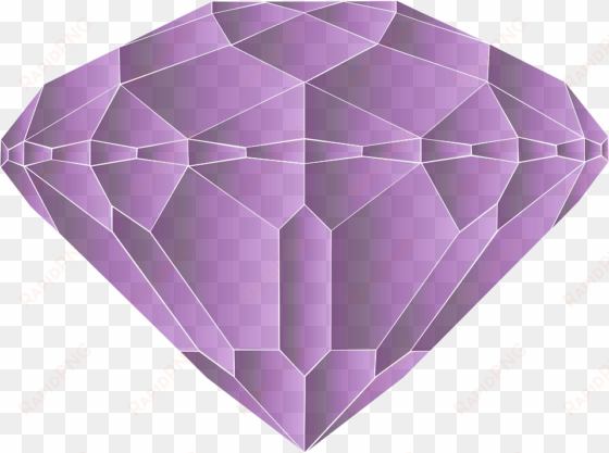 amethyst crystal diamond - amethyst clipart