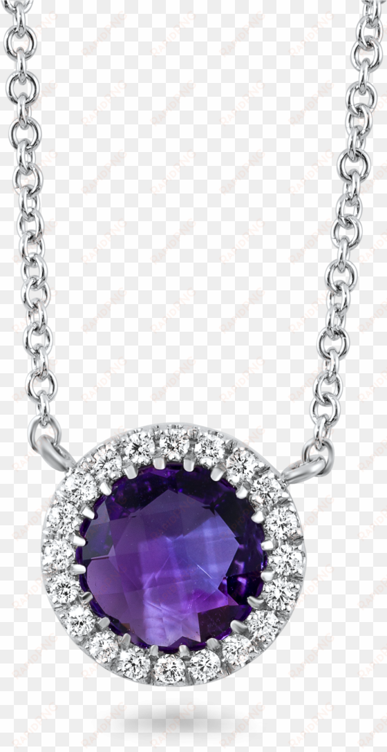 amethyst necklace png - 24 carat diamond necklace