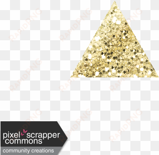 amity gold glitter bunting banner - digital scrapbooking
