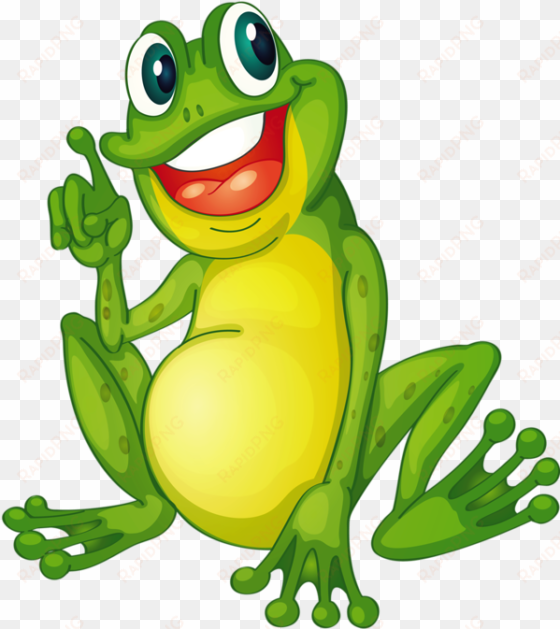 Amphibian Clipart Funny Frog - Funny Cartoon Frogs transparent png image