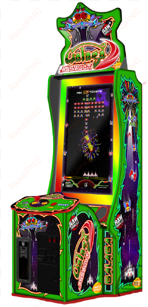 amusement & arcade games supply - galaga assault arcade game