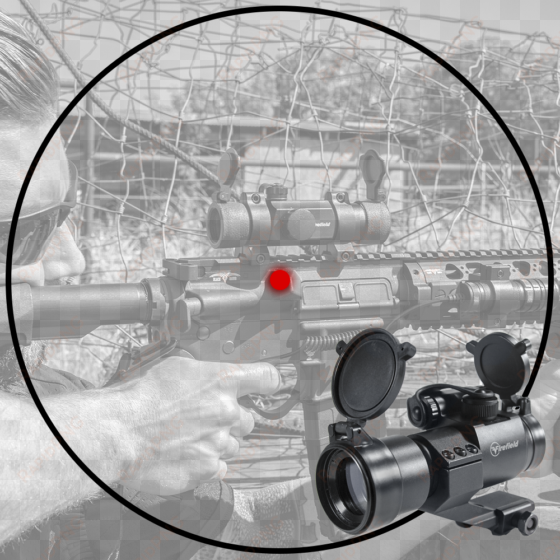 an improvement form iron sights, firefield red dot - firefield agility 1x25 dot sight with multi-dot reticle