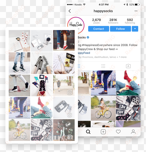 an instagram feed preview - instagram