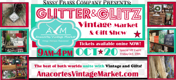 anacortes vintage market glitter & glitz show - anacortes