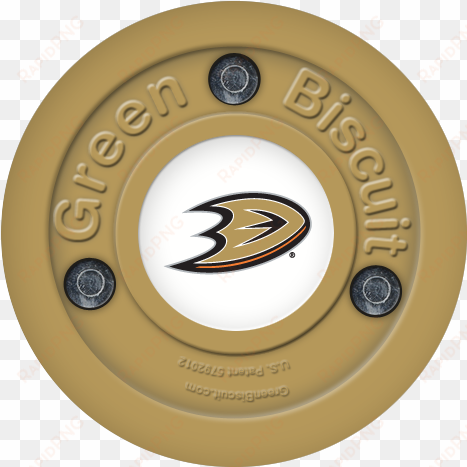 Anaheim Mighty Ducks - Green Biscuit Anaheim Ducks Training Puck | O/s transparent png image