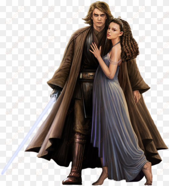 anakin & amidala on the eve of her assassination from - anakin skywalker and padme art