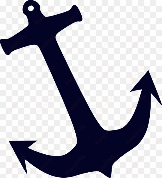 anchor clipart - silhouette anchor