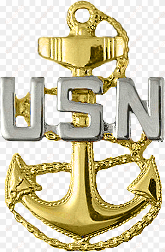 Anchor Clipart Us Navy - Navy Chief Anchor transparent png image