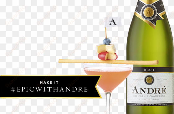 andré french 75 champagne cocktail - andre champagne