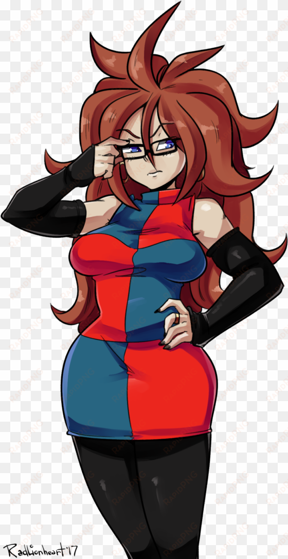 android 21 from dragon ball fighterz by radlionheart - dbz androide no 21 sexy