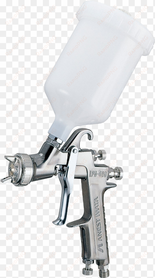 anest iwata century series lph-400 spray gun with cup - anest iwata lph400