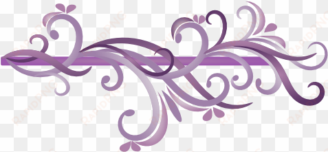 angel page divider - violet divider