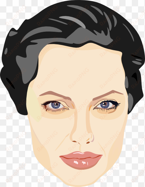 angelina jolie clip art at clker - angelina jolie vector art