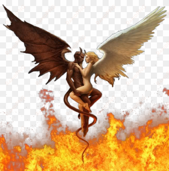 angels and devil wallpaper angel demon affair black - miracle of life: hell on earth
