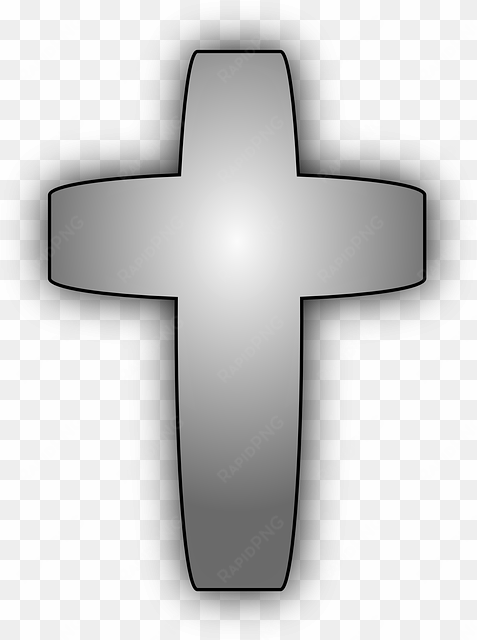 Anglican, Catholic, Christ, Christian, Jesus, Cross - Silver Cross Clip Art Png transparent png image